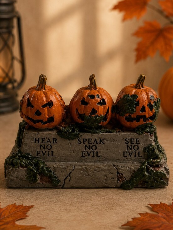 Lemax Other - Lemax Spooky Town Evil Pumpkins Village Accessory 44750 Halloween Decor